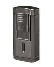 LOTUS DUKE TRIPLE LIGHTER & CUTTER - GUNMETAL